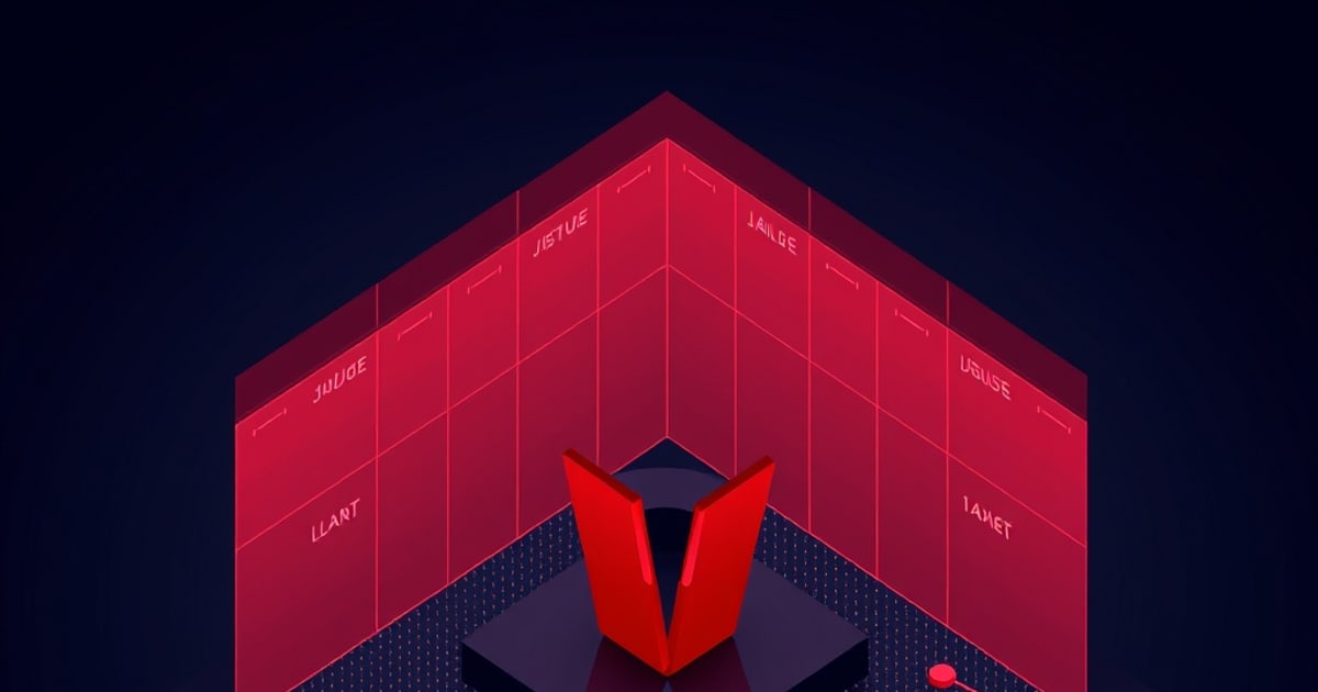 Isometric vector illustration showing automated attacks on llm security with red team tools