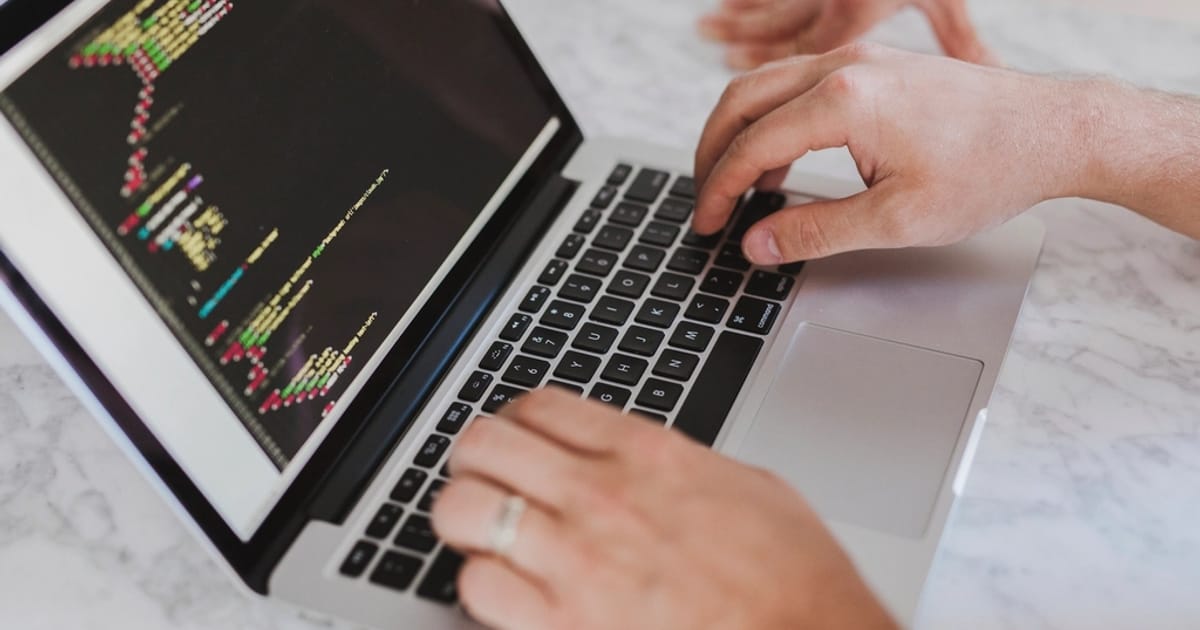 HTML source code on a screen