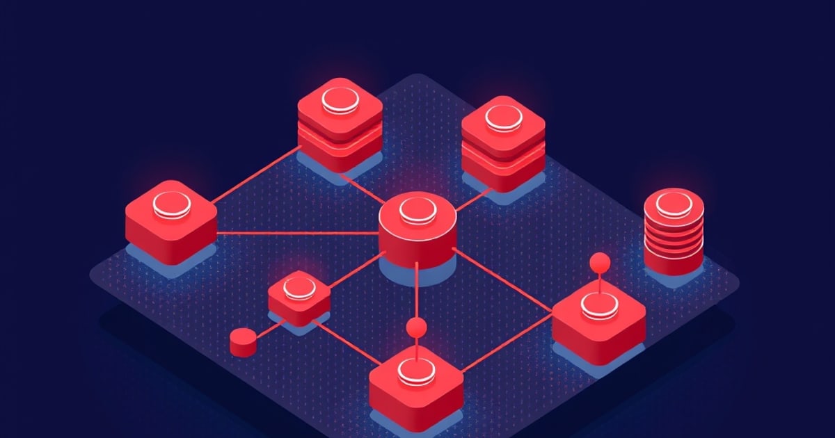 Isometric vector illustration showing signals for detecting prompt injection in production LLM systems.